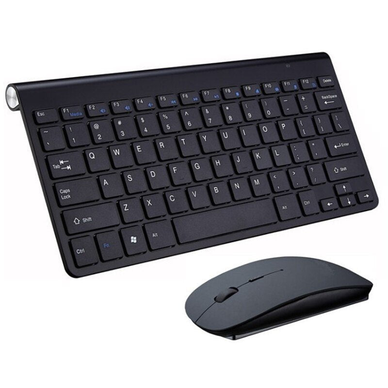 Wireless Mini Keyboard And Optical Mouse Set