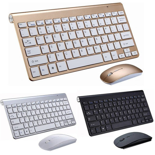 Wireless Mini Keyboard And Optical Mouse Set