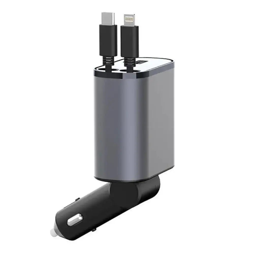 Fast USB-C vehicle phone charger