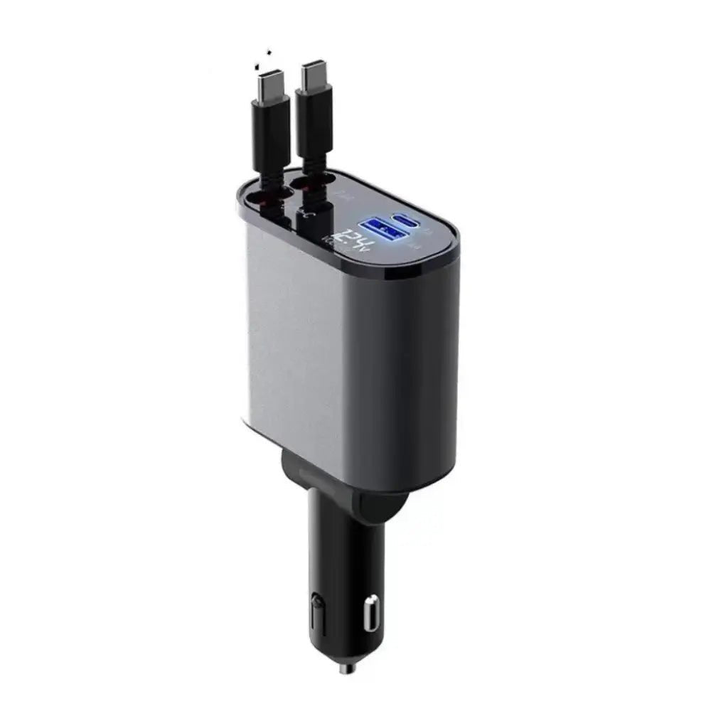 Fast USB-C vehicle phone charger