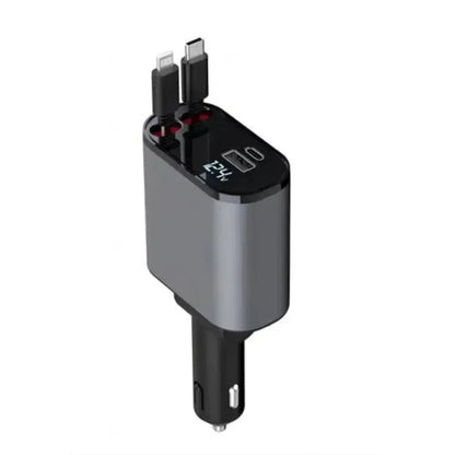 Fast USB-C vehicle phone charger